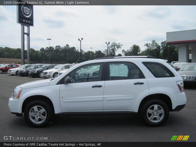 Summit White / Light Cashmere 2009 Chevrolet Equinox LS