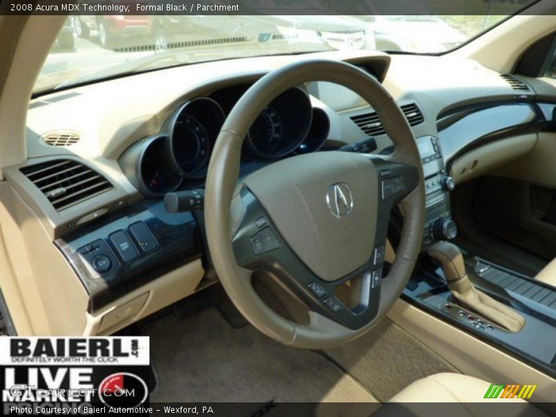 Formal Black / Parchment 2008 Acura MDX Technology