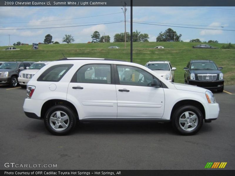 Summit White / Light Cashmere 2009 Chevrolet Equinox LS