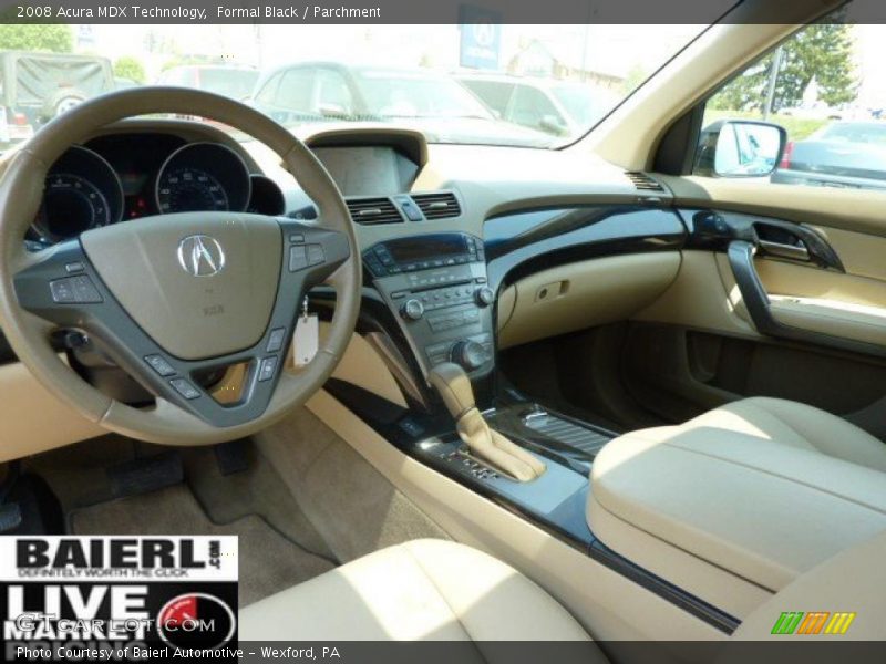 Formal Black / Parchment 2008 Acura MDX Technology