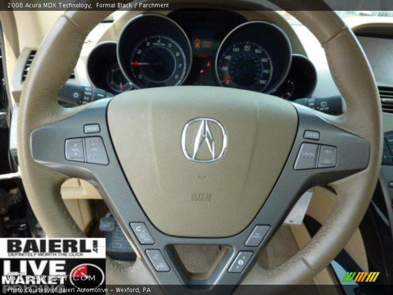 Formal Black / Parchment 2008 Acura MDX Technology