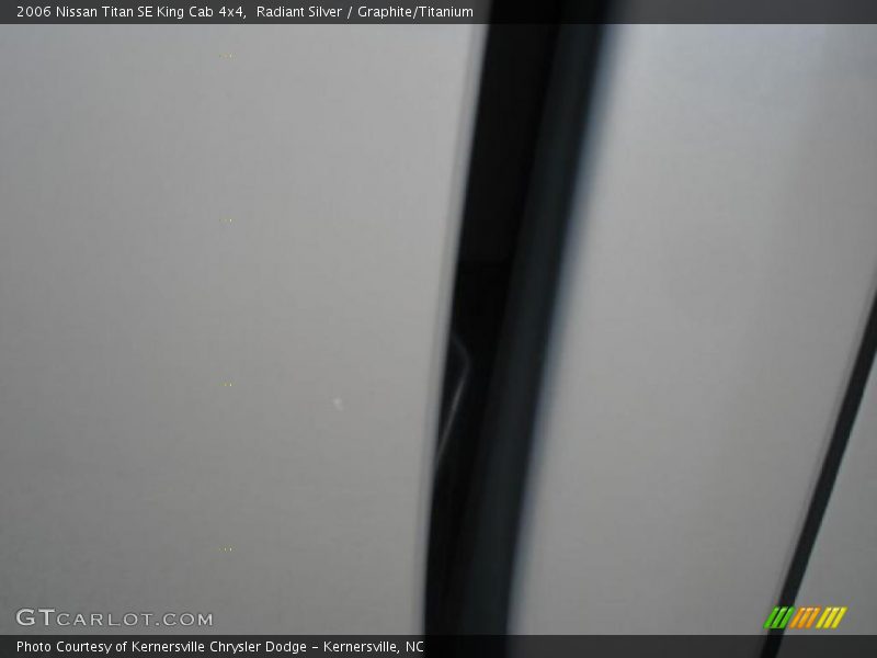 Radiant Silver / Graphite/Titanium 2006 Nissan Titan SE King Cab 4x4