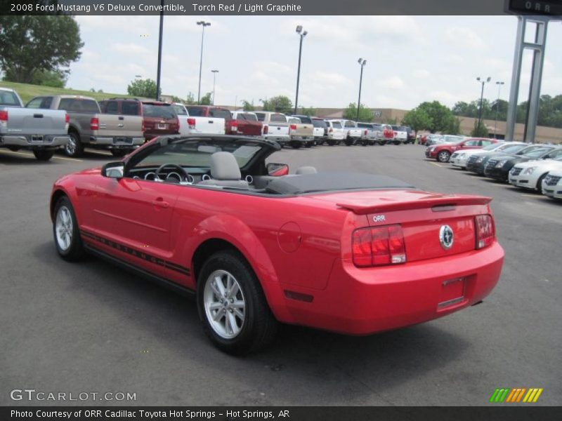 Torch Red / Light Graphite 2008 Ford Mustang V6 Deluxe Convertible