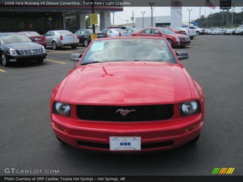 Torch Red / Light Graphite 2008 Ford Mustang V6 Deluxe Convertible