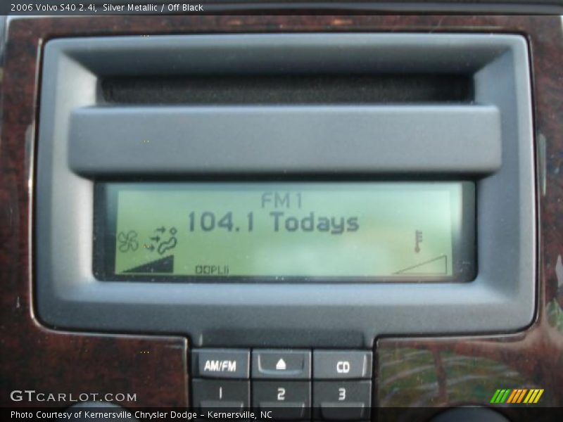 Silver Metallic / Off Black 2006 Volvo S40 2.4i
