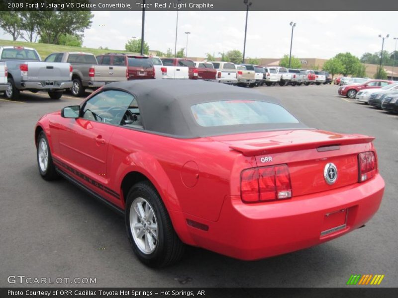 Torch Red / Light Graphite 2008 Ford Mustang V6 Deluxe Convertible