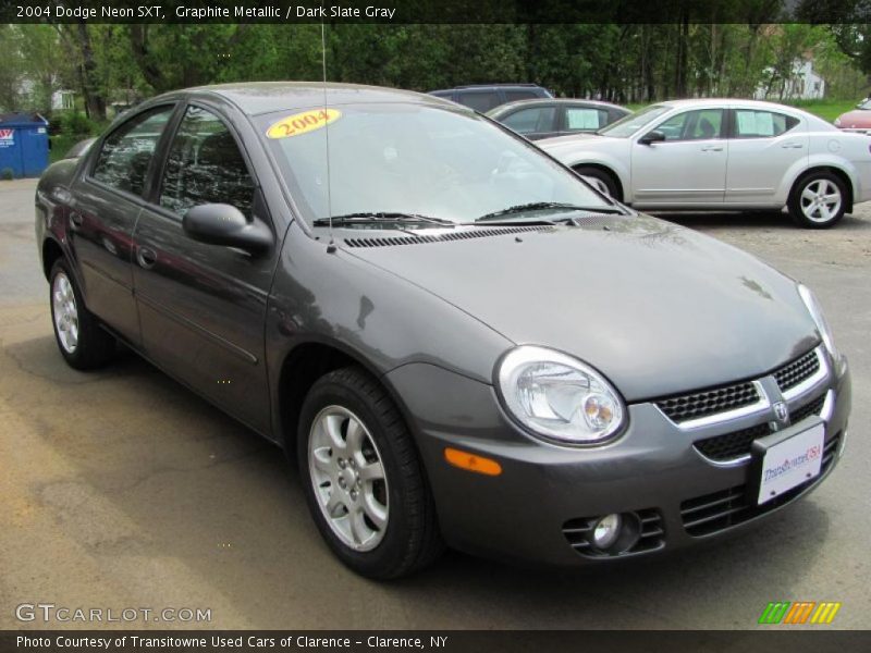 Graphite Metallic / Dark Slate Gray 2004 Dodge Neon SXT