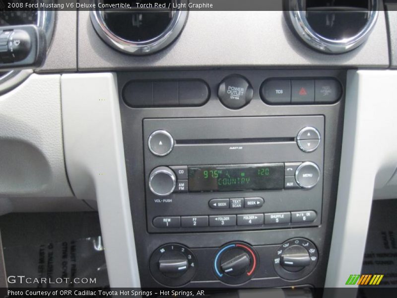 Torch Red / Light Graphite 2008 Ford Mustang V6 Deluxe Convertible