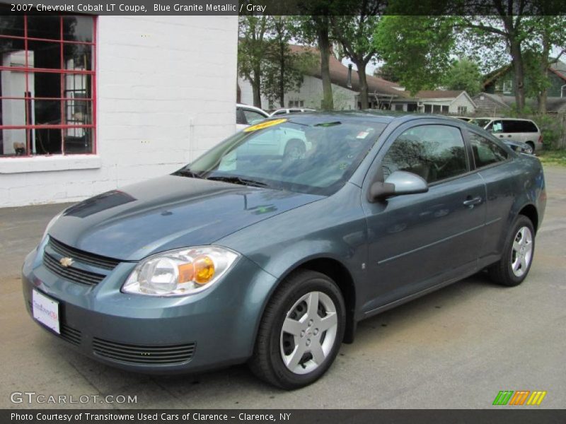 Blue Granite Metallic / Gray 2007 Chevrolet Cobalt LT Coupe