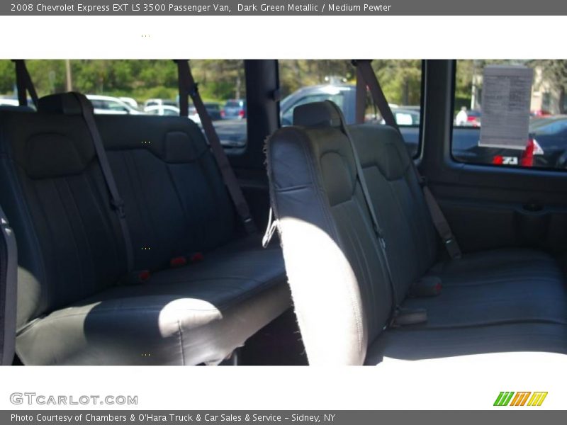 Dark Green Metallic / Medium Pewter 2008 Chevrolet Express EXT LS 3500 Passenger Van