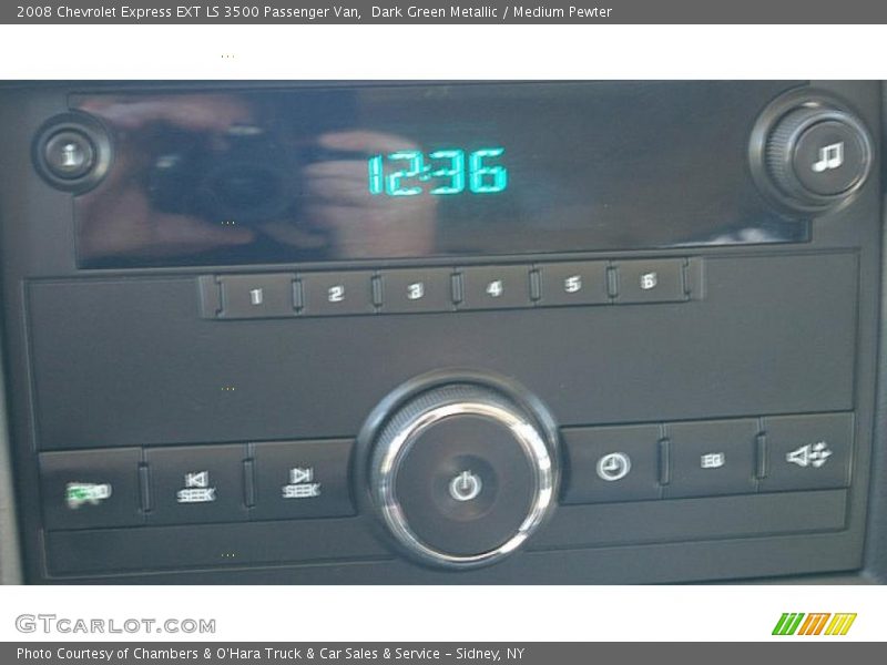 Dark Green Metallic / Medium Pewter 2008 Chevrolet Express EXT LS 3500 Passenger Van