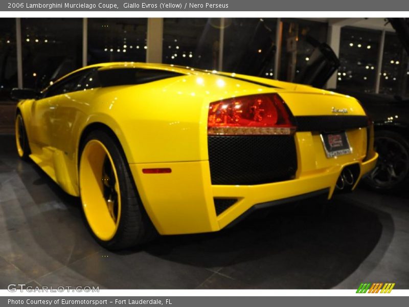 Giallo Evros (Yellow) / Nero Perseus 2006 Lamborghini Murcielago Coupe