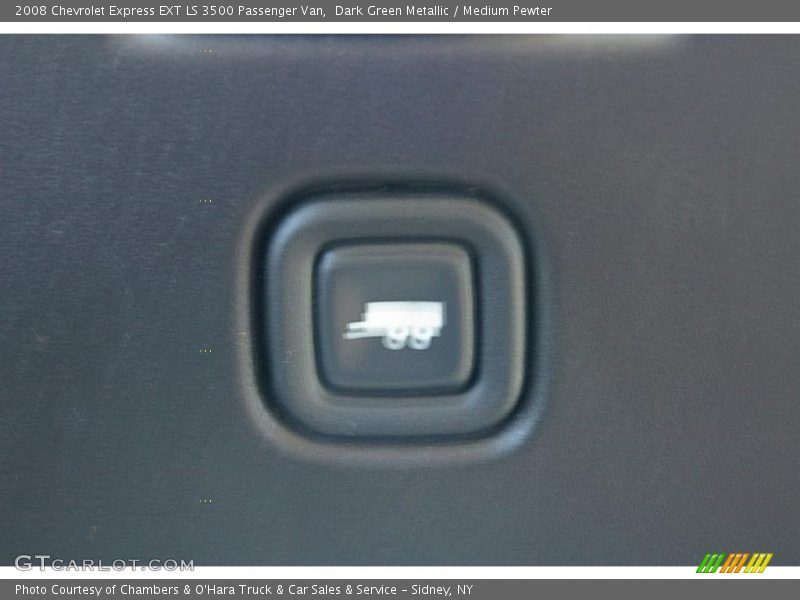Dark Green Metallic / Medium Pewter 2008 Chevrolet Express EXT LS 3500 Passenger Van