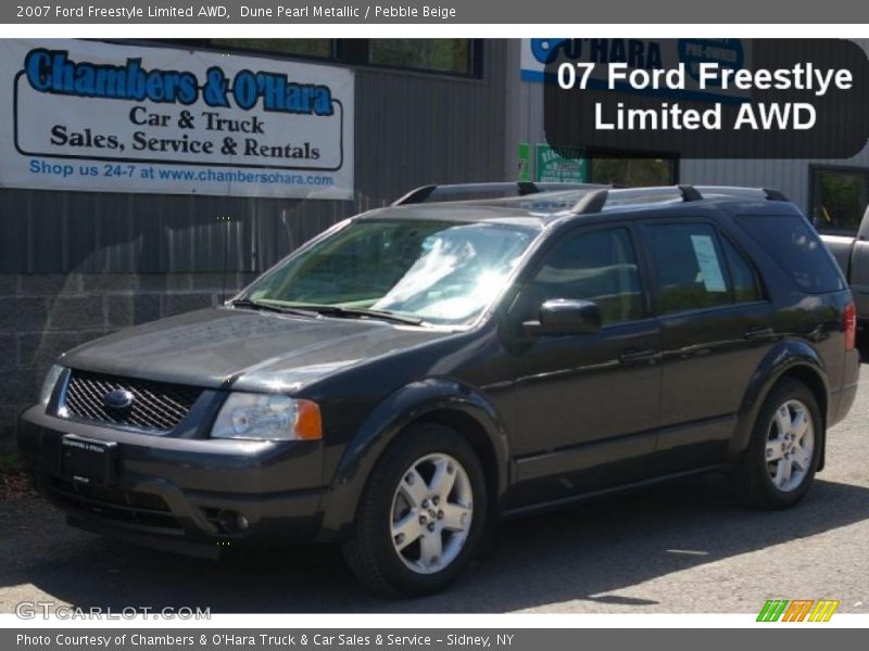 Dune Pearl Metallic / Pebble Beige 2007 Ford Freestyle Limited AWD