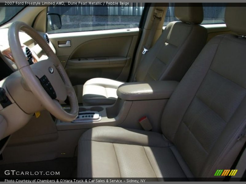 Dune Pearl Metallic / Pebble Beige 2007 Ford Freestyle Limited AWD