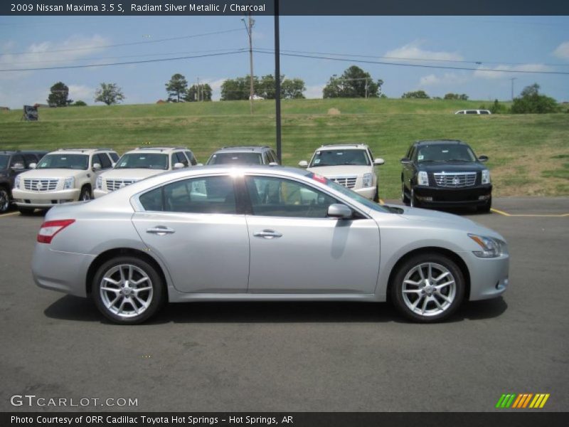 Radiant Silver Metallic / Charcoal 2009 Nissan Maxima 3.5 S