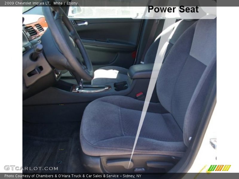 White / Ebony 2009 Chevrolet Impala LT