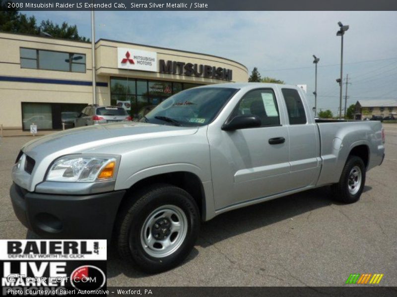 Sierra Silver Metallic / Slate 2008 Mitsubishi Raider LS Extended Cab