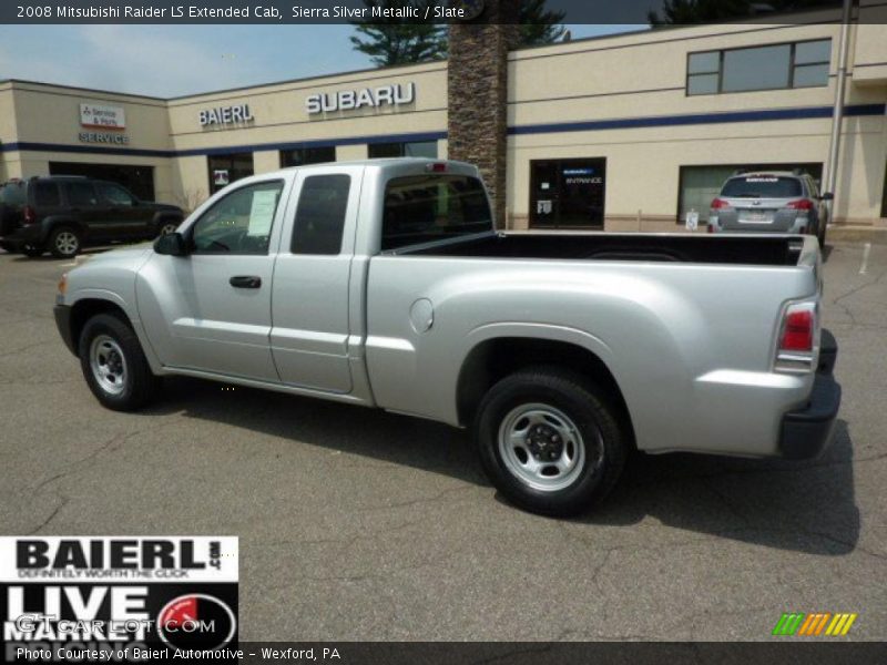Sierra Silver Metallic / Slate 2008 Mitsubishi Raider LS Extended Cab