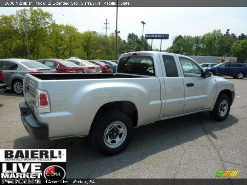 Sierra Silver Metallic / Slate 2008 Mitsubishi Raider LS Extended Cab