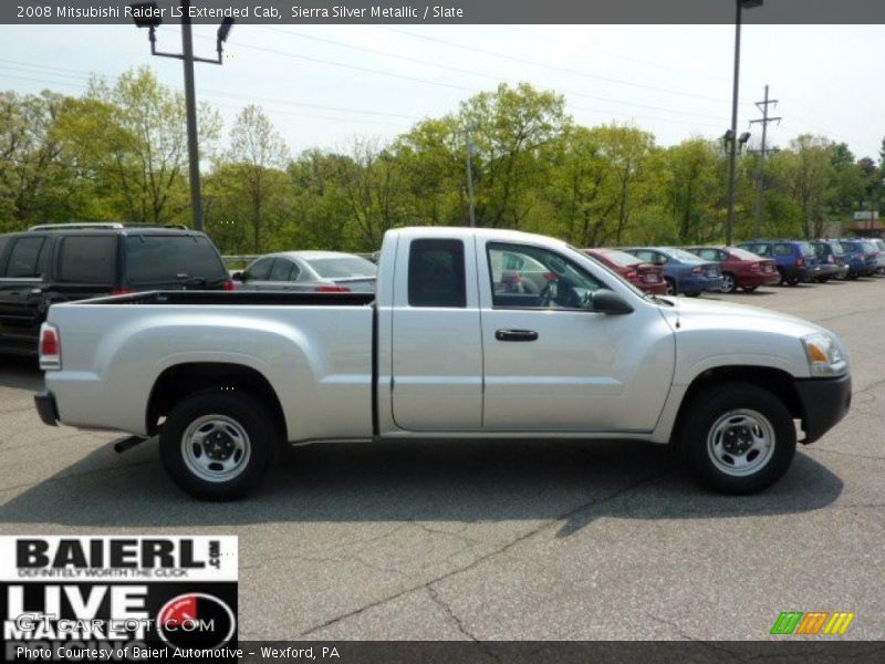 Sierra Silver Metallic / Slate 2008 Mitsubishi Raider LS Extended Cab