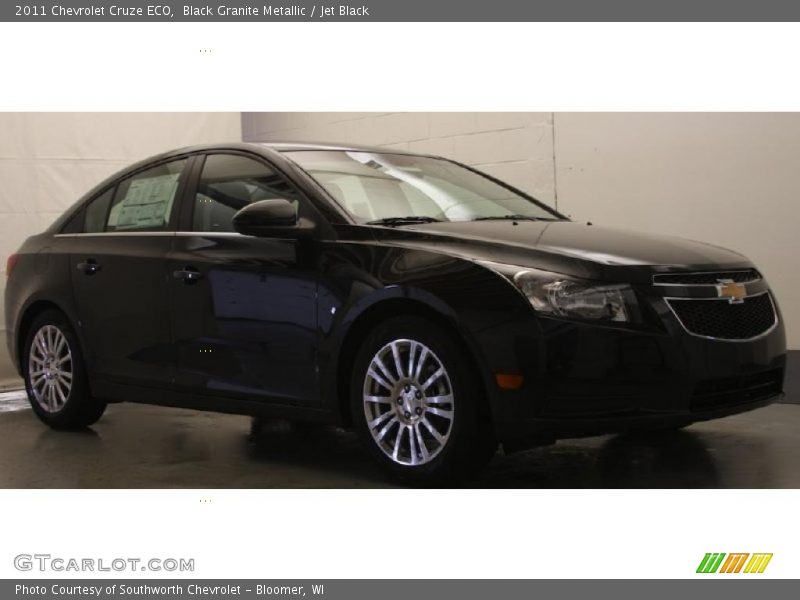 Black Granite Metallic / Jet Black 2011 Chevrolet Cruze ECO