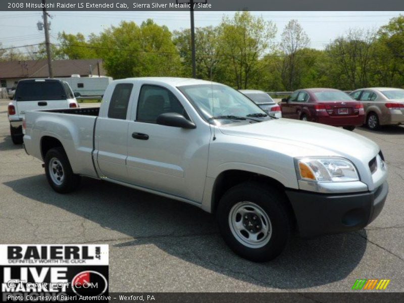 Sierra Silver Metallic / Slate 2008 Mitsubishi Raider LS Extended Cab