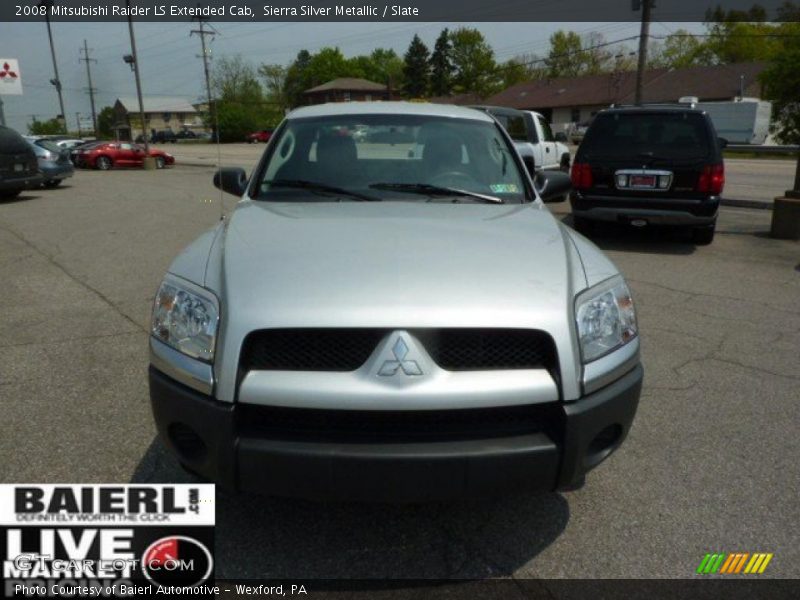 Sierra Silver Metallic / Slate 2008 Mitsubishi Raider LS Extended Cab