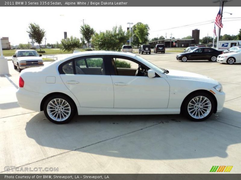 Alpine White / Beige Dakota Leather 2011 BMW 3 Series 335d Sedan