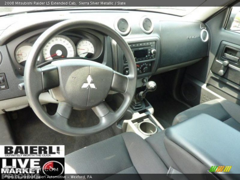 Sierra Silver Metallic / Slate 2008 Mitsubishi Raider LS Extended Cab