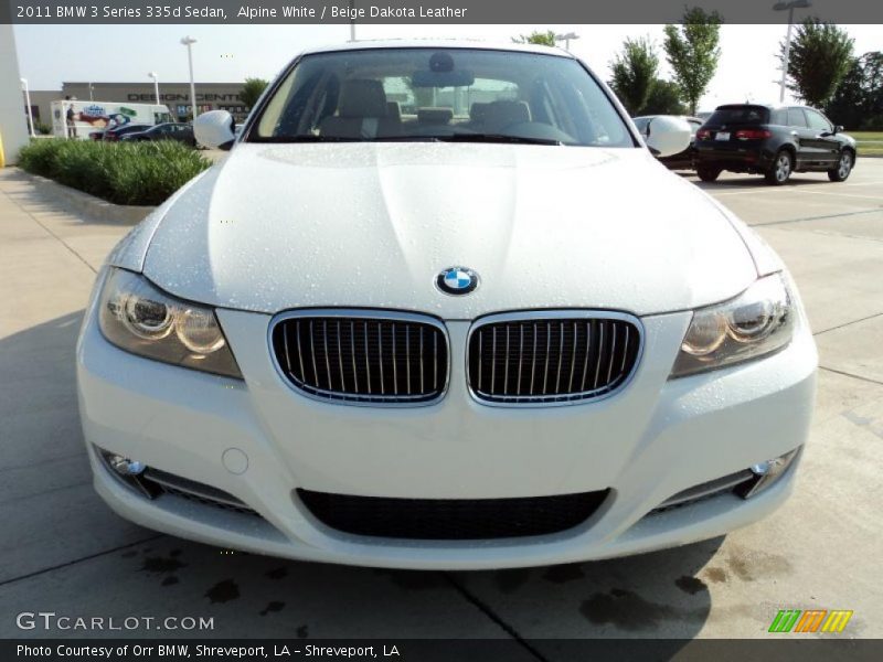 Alpine White / Beige Dakota Leather 2011 BMW 3 Series 335d Sedan