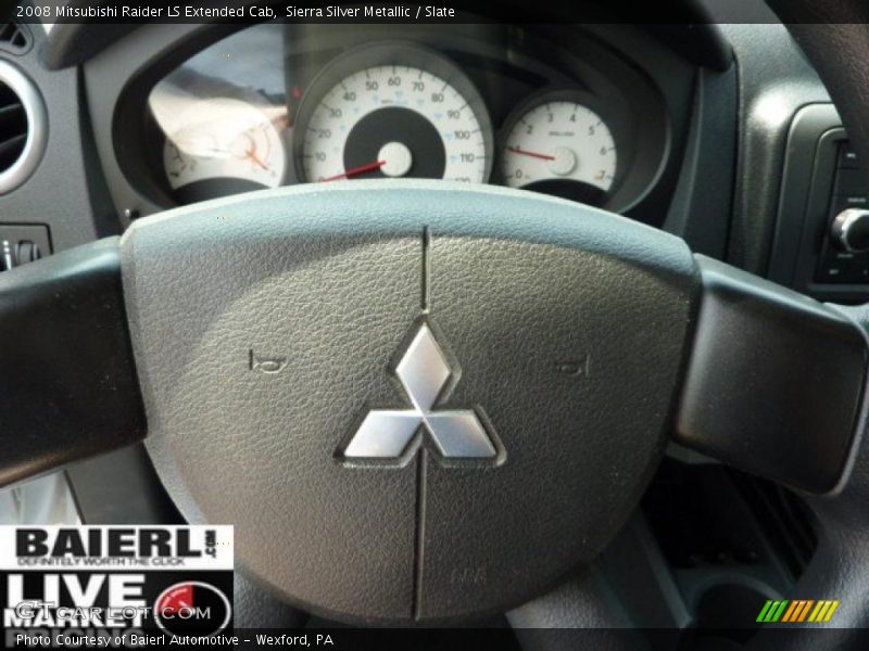 Sierra Silver Metallic / Slate 2008 Mitsubishi Raider LS Extended Cab
