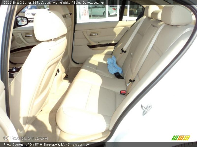 Alpine White / Beige Dakota Leather 2011 BMW 3 Series 335d Sedan