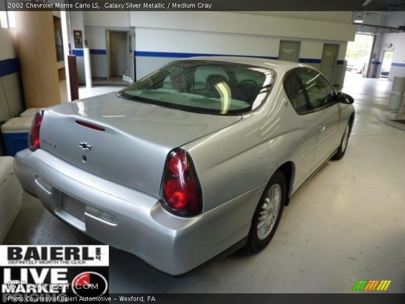 Galaxy Silver Metallic / Medium Gray 2002 Chevrolet Monte Carlo LS