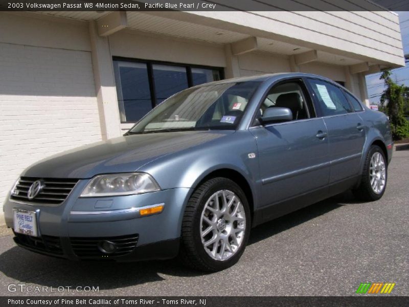 Pacific Blue Pearl / Grey 2003 Volkswagen Passat W8 4Motion Sedan