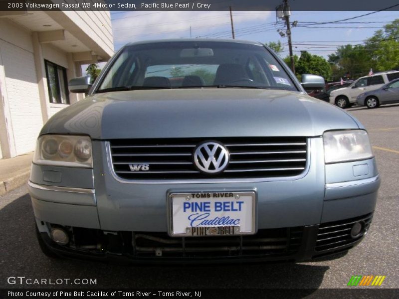 Pacific Blue Pearl / Grey 2003 Volkswagen Passat W8 4Motion Sedan