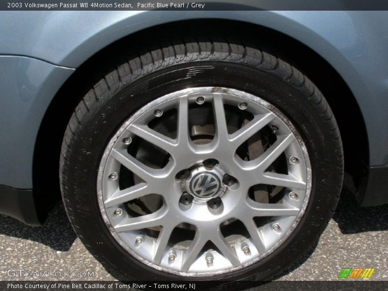 Pacific Blue Pearl / Grey 2003 Volkswagen Passat W8 4Motion Sedan
