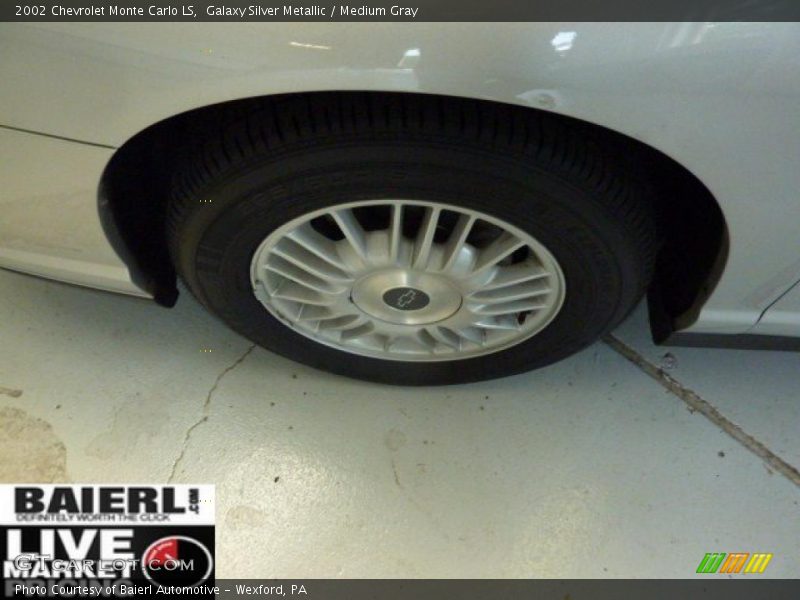 Galaxy Silver Metallic / Medium Gray 2002 Chevrolet Monte Carlo LS