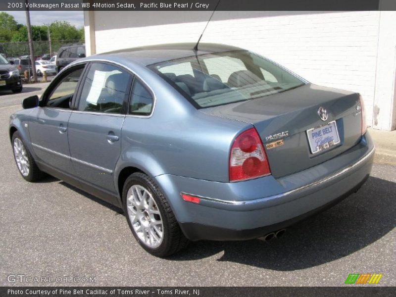 Pacific Blue Pearl / Grey 2003 Volkswagen Passat W8 4Motion Sedan