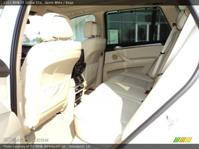 Alpine White / Beige 2011 BMW X5 xDrive 35d