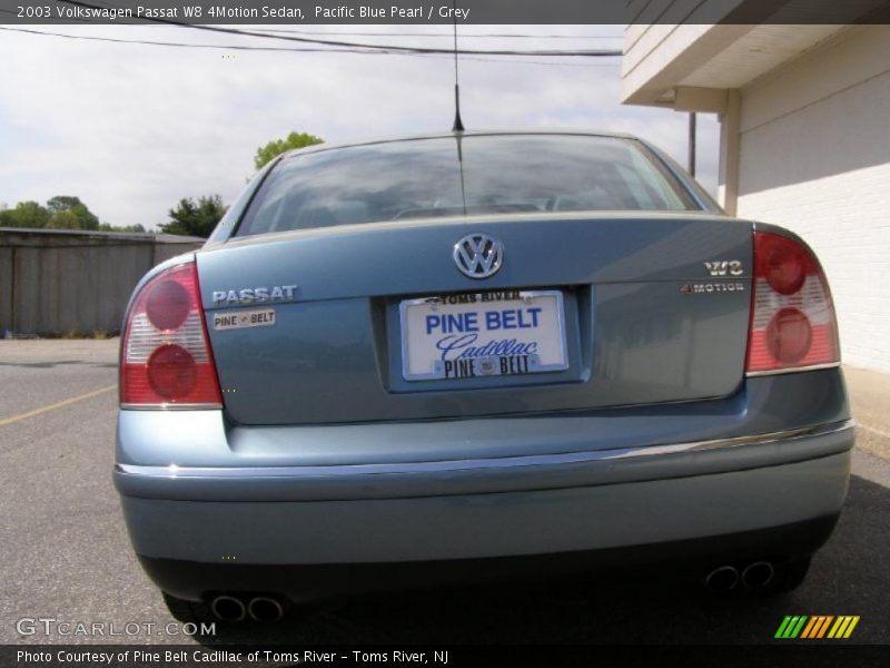 Pacific Blue Pearl / Grey 2003 Volkswagen Passat W8 4Motion Sedan