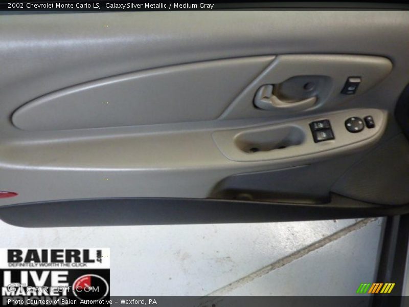 Galaxy Silver Metallic / Medium Gray 2002 Chevrolet Monte Carlo LS
