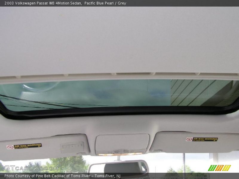 Pacific Blue Pearl / Grey 2003 Volkswagen Passat W8 4Motion Sedan