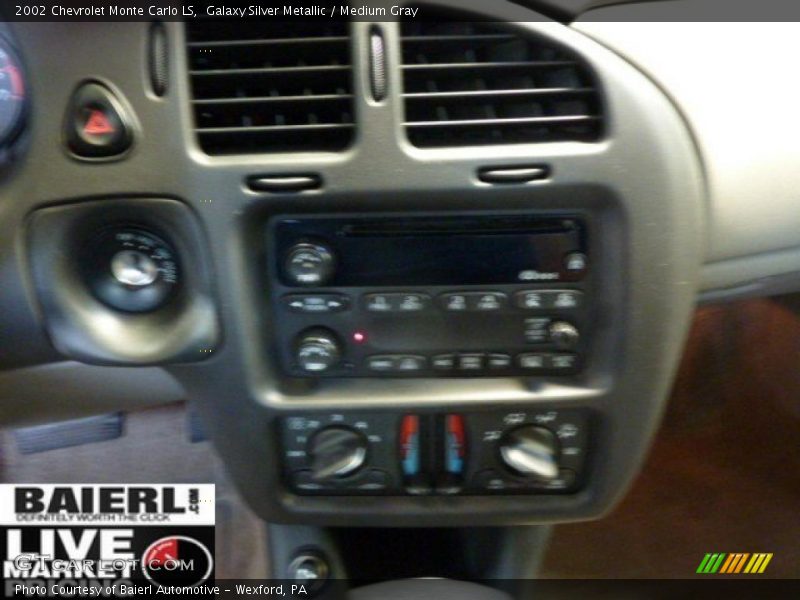 Galaxy Silver Metallic / Medium Gray 2002 Chevrolet Monte Carlo LS