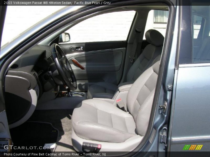 Pacific Blue Pearl / Grey 2003 Volkswagen Passat W8 4Motion Sedan