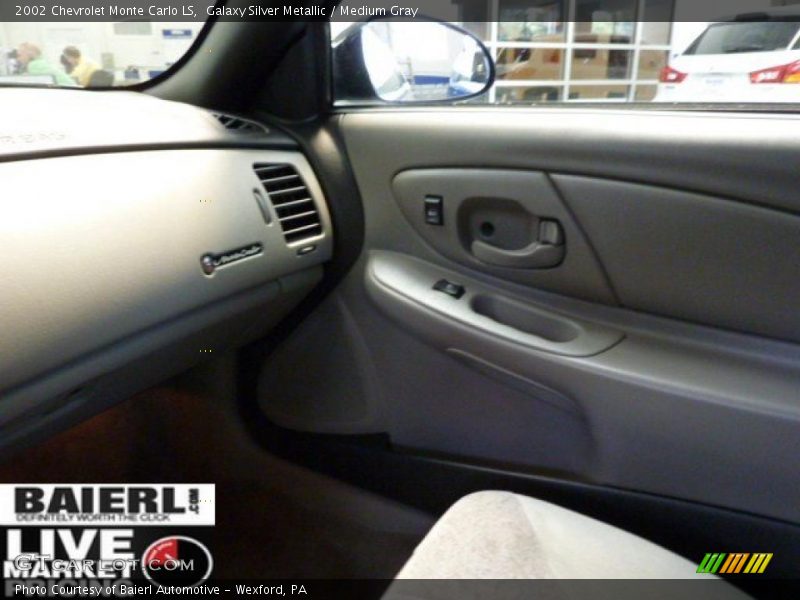 Galaxy Silver Metallic / Medium Gray 2002 Chevrolet Monte Carlo LS