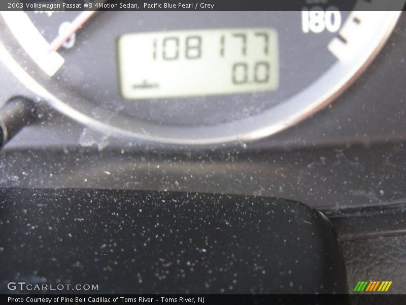 Pacific Blue Pearl / Grey 2003 Volkswagen Passat W8 4Motion Sedan