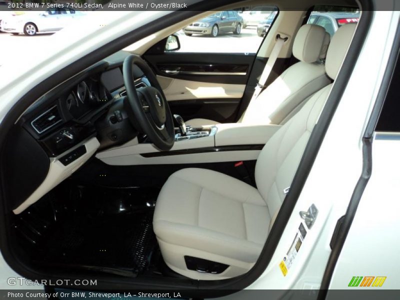 Alpine White / Oyster/Black 2012 BMW 7 Series 740Li Sedan