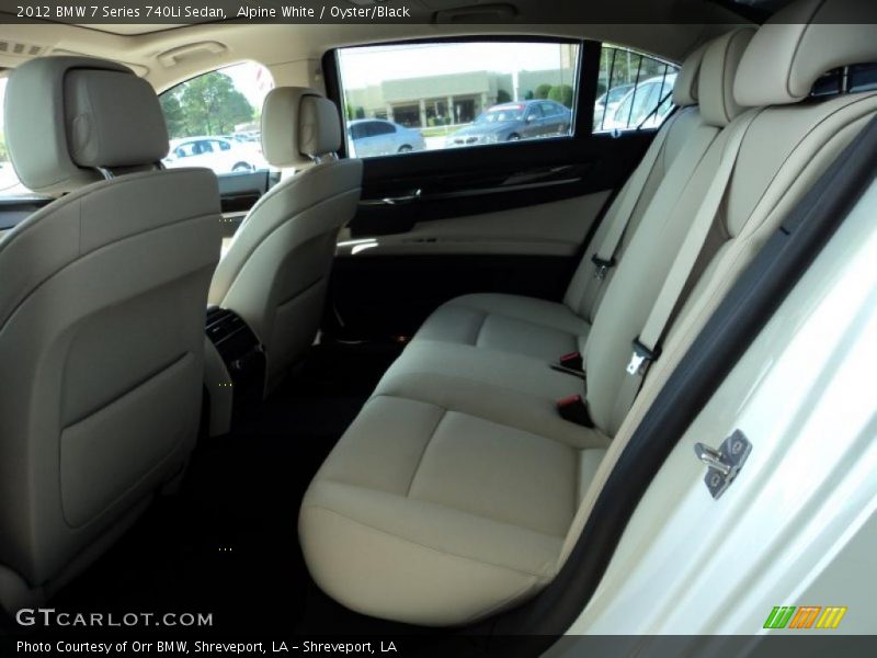 Alpine White / Oyster/Black 2012 BMW 7 Series 740Li Sedan