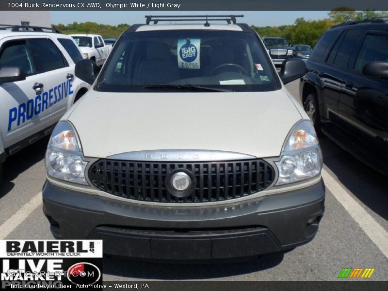 Olympic White / Light Gray 2004 Buick Rendezvous CX AWD